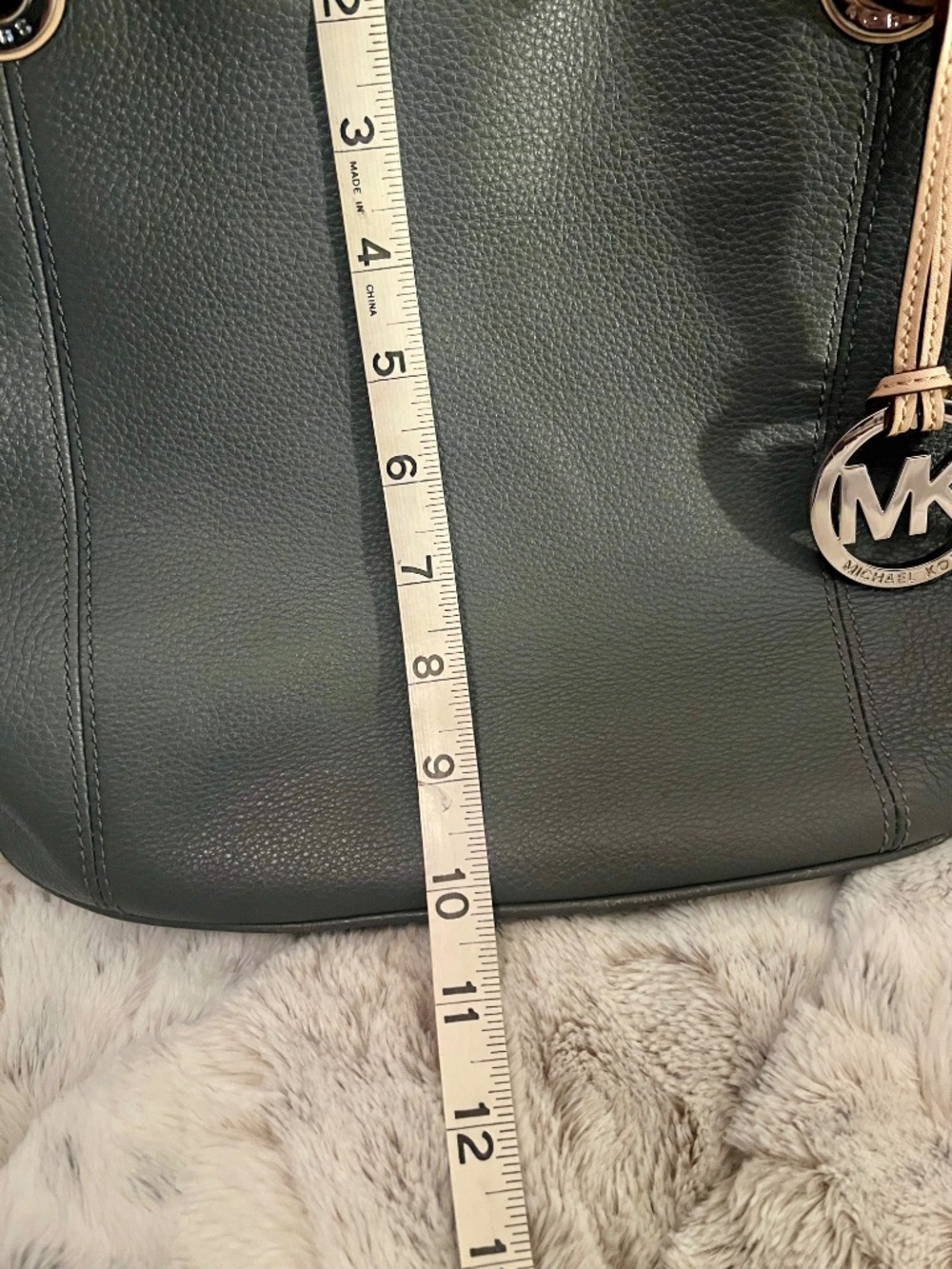 Michael Kors Jet Set bah Dark Gray/Green - Picture 11 of 13